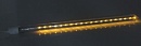 Светодиодная сосулька "Тающая" 1 м, d=3см. LED-60-220V, желтый