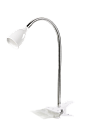 JAZZWAY PTL-1215C светильник на прищепке светодиодный 4W(250lm) 3000K пластик, белый, гибкая стойка
