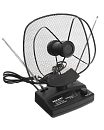 Антенна комнатная активная FM/VHF/UHF, 40-862 MHz, усиление 36dB, Rexant, RX-102-3