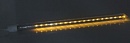 Светодиодная сосулька "Тающая" 0,3 м, d=3см. LED-18-220V, желтый